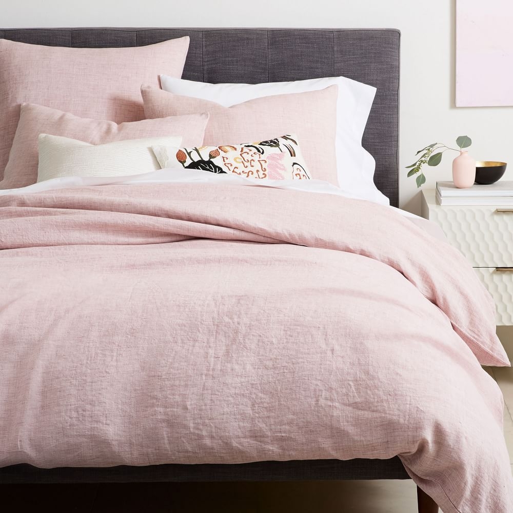 West elm belgian flax linen duvet cover review hot sale