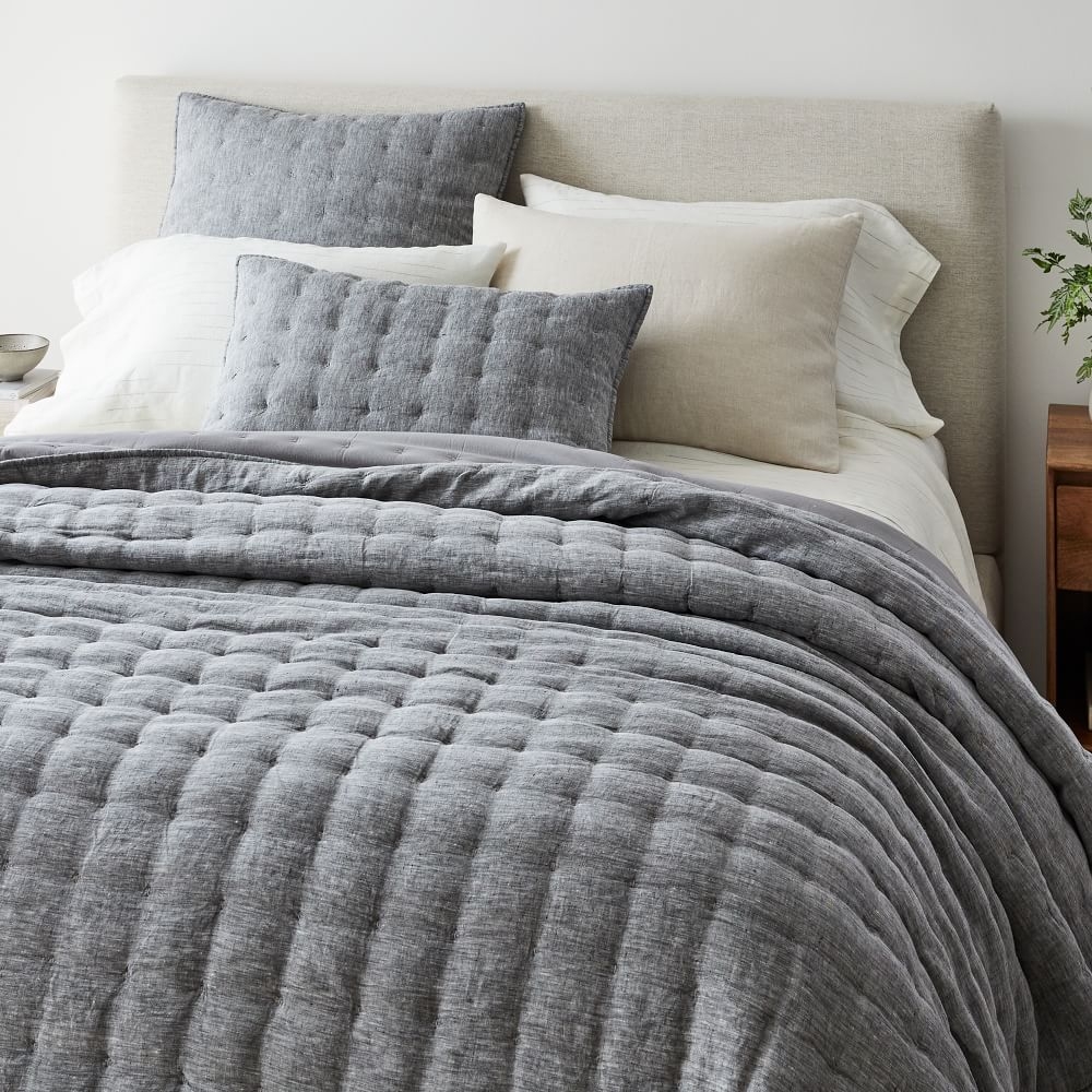 West elm online belgian linen duvet