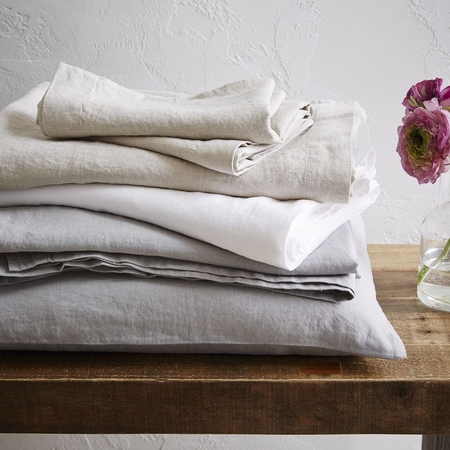 Buy online European Flax Linen Sheet Set Pillowcases now West