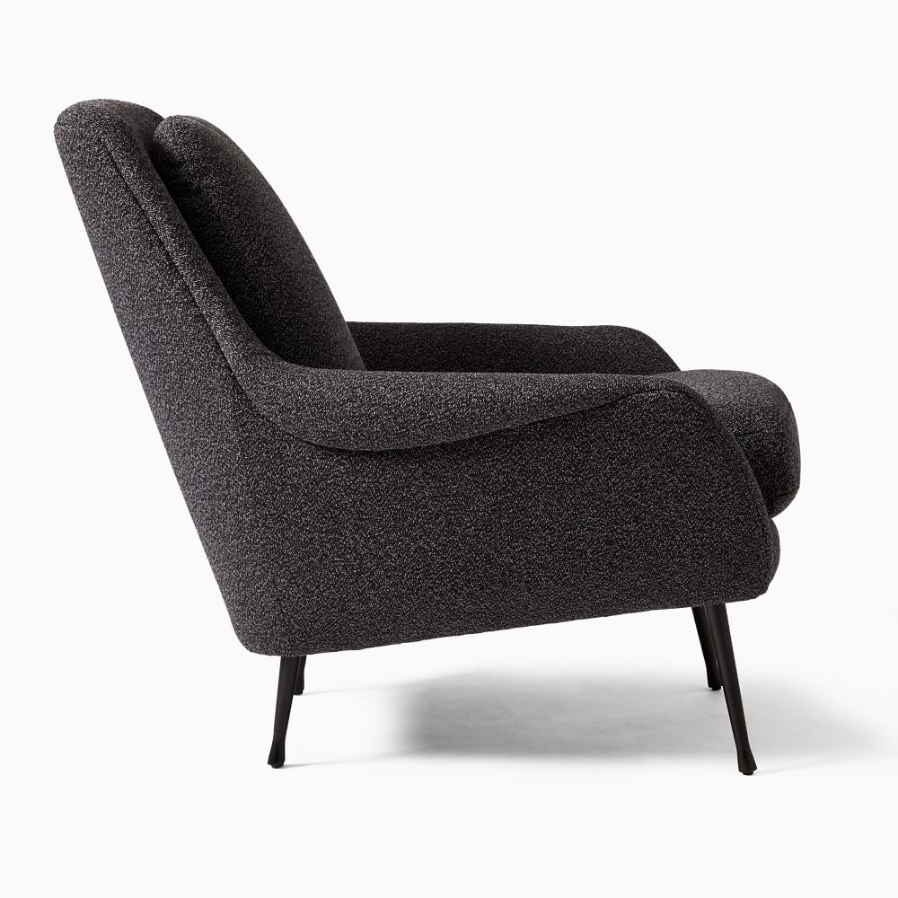 Black and shop white club chair
