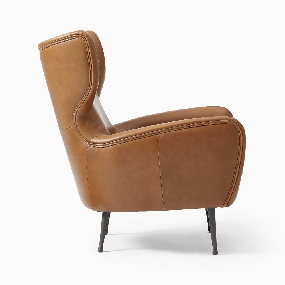 Swivel wing deals chair