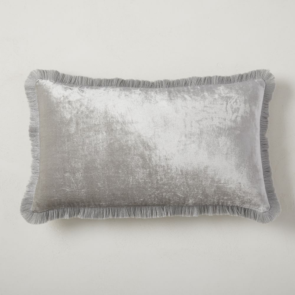 Buy online Lush Velvet Fringe Pillow Cover now West Elm UAE UAE