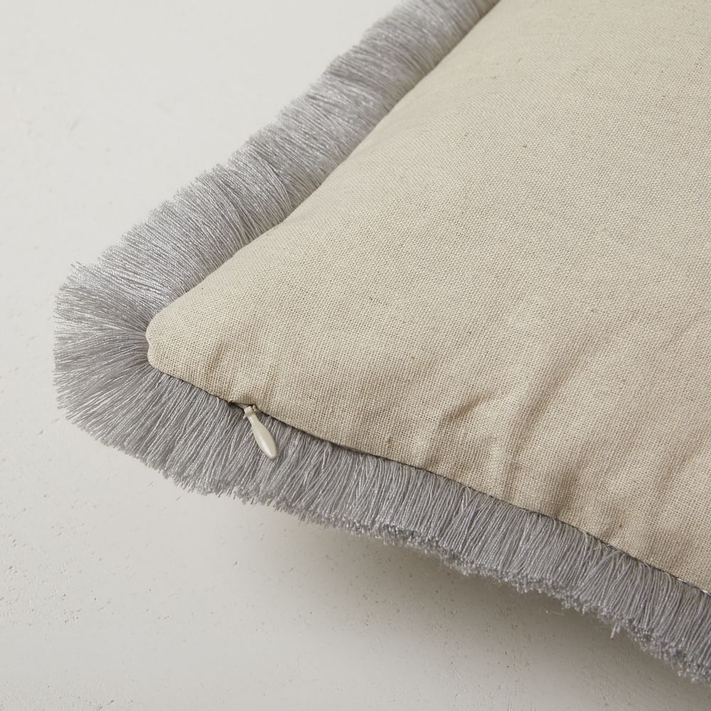 Buy online Lush Velvet Fringe Pillow Cover now West Elm UAE UAE