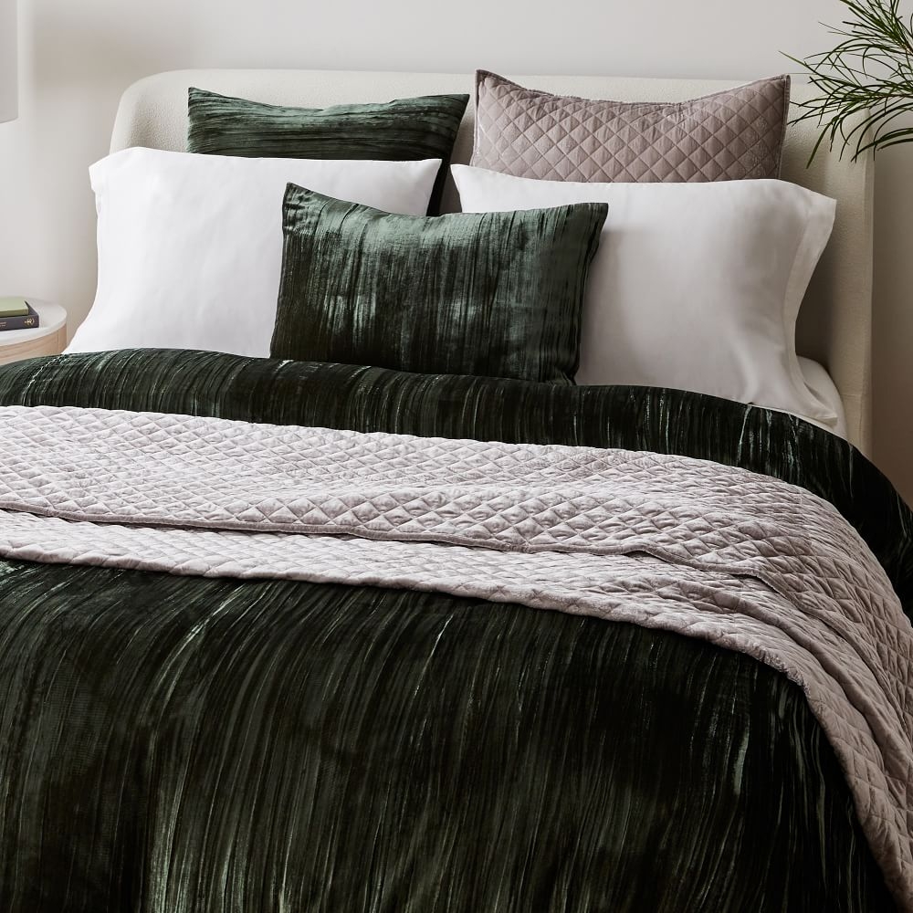West elm outlet velvet duvet