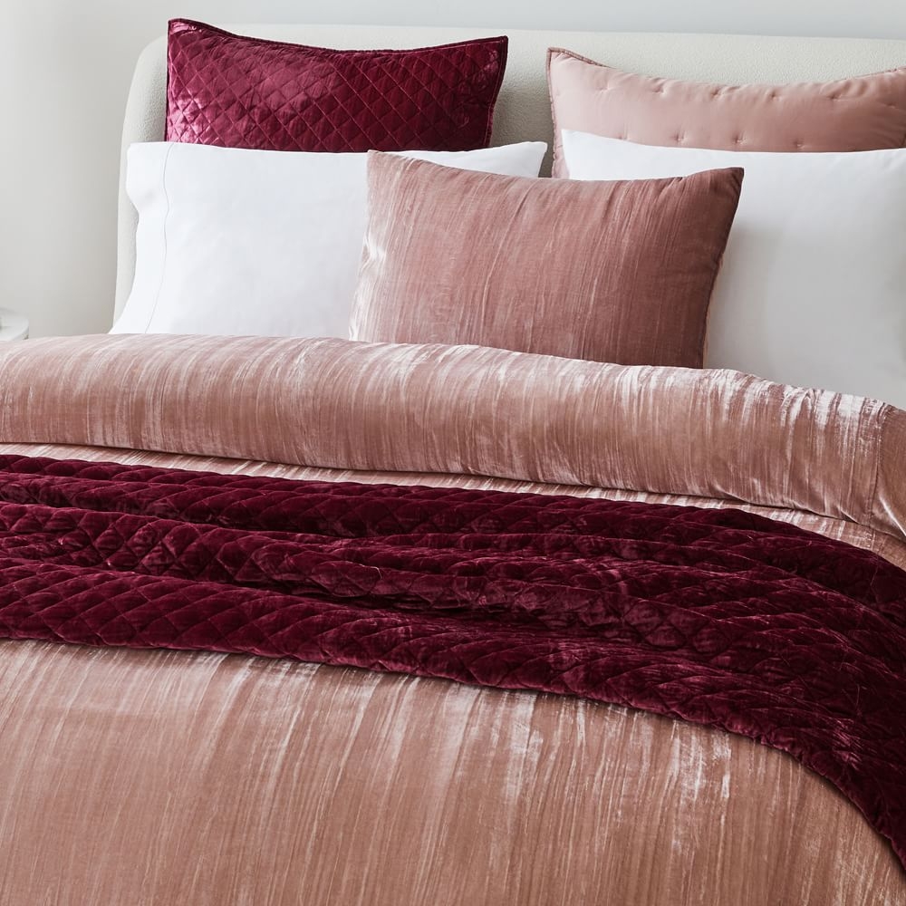 Buy online Lush Velvet Mini Bias Boxstitch Quilt Shams now