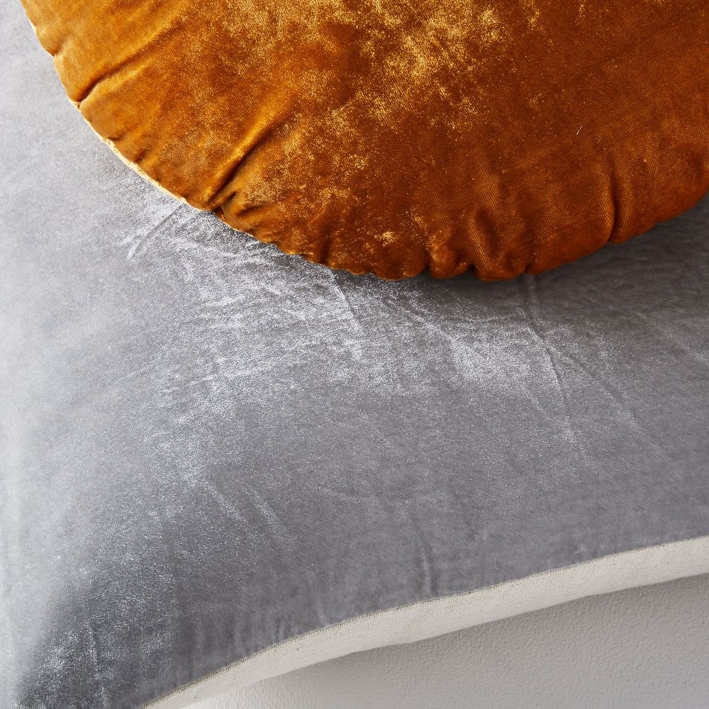 Crushed velvet pillow sham sales