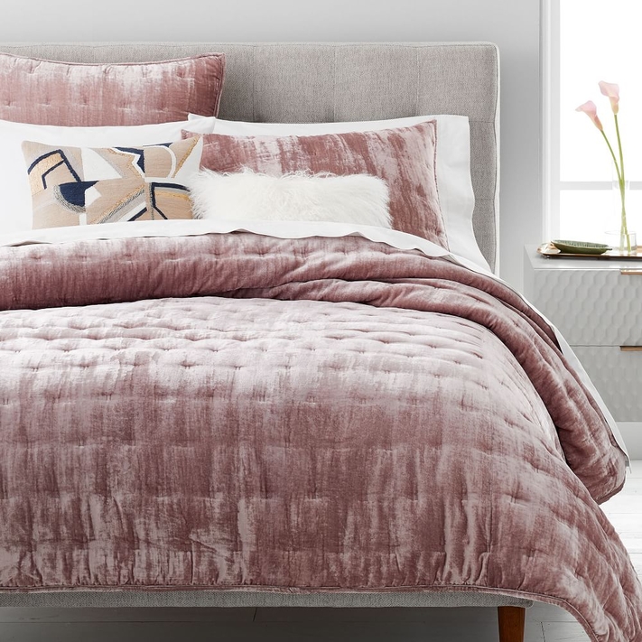 West elm outlet velvet duvet