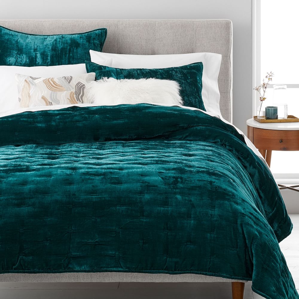West elm sales velvet duvet cover