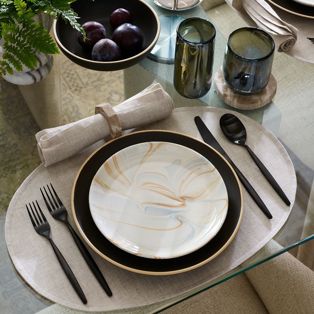 Marble dinnerware sale