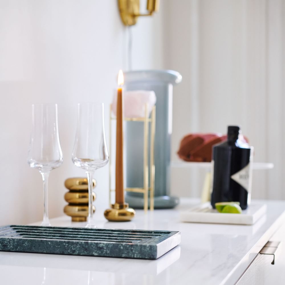 Marble outlet vanity tray