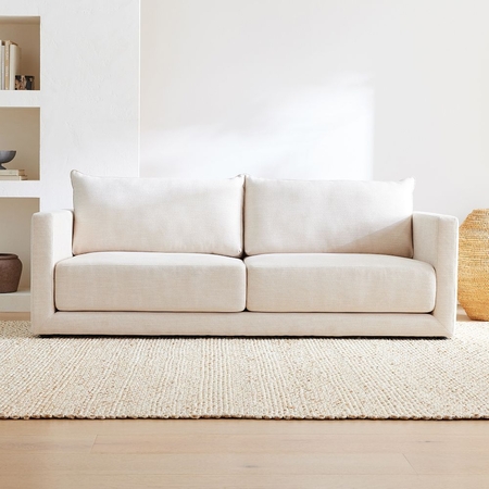 Leather sectional west shop elm