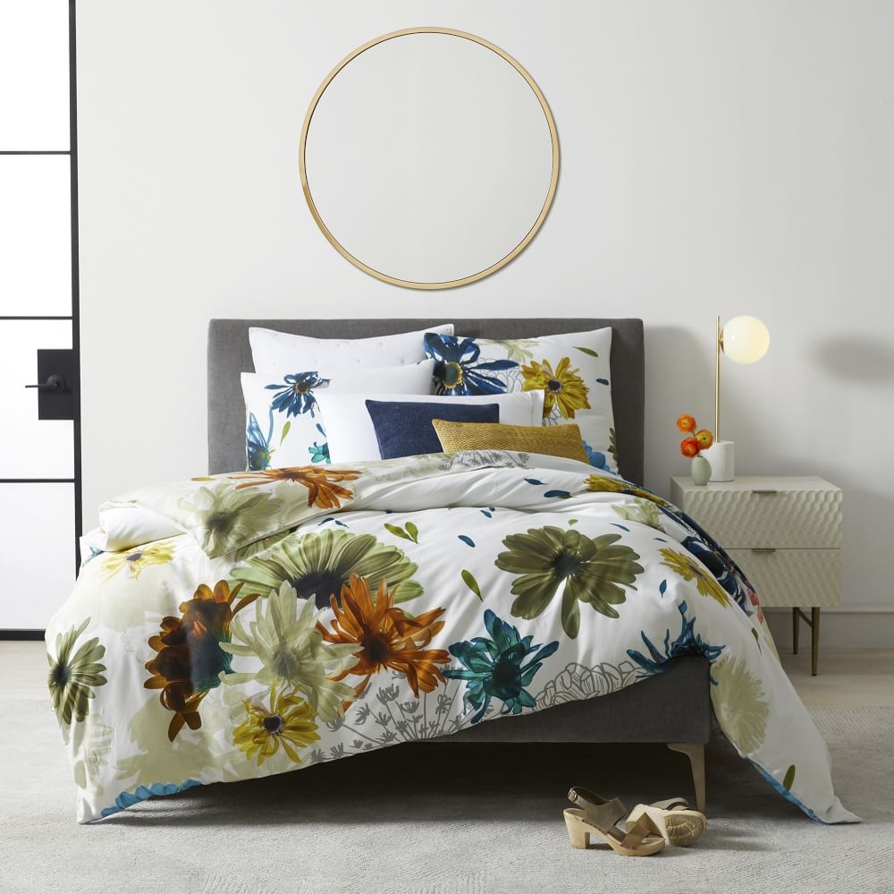 West elm round store pillow