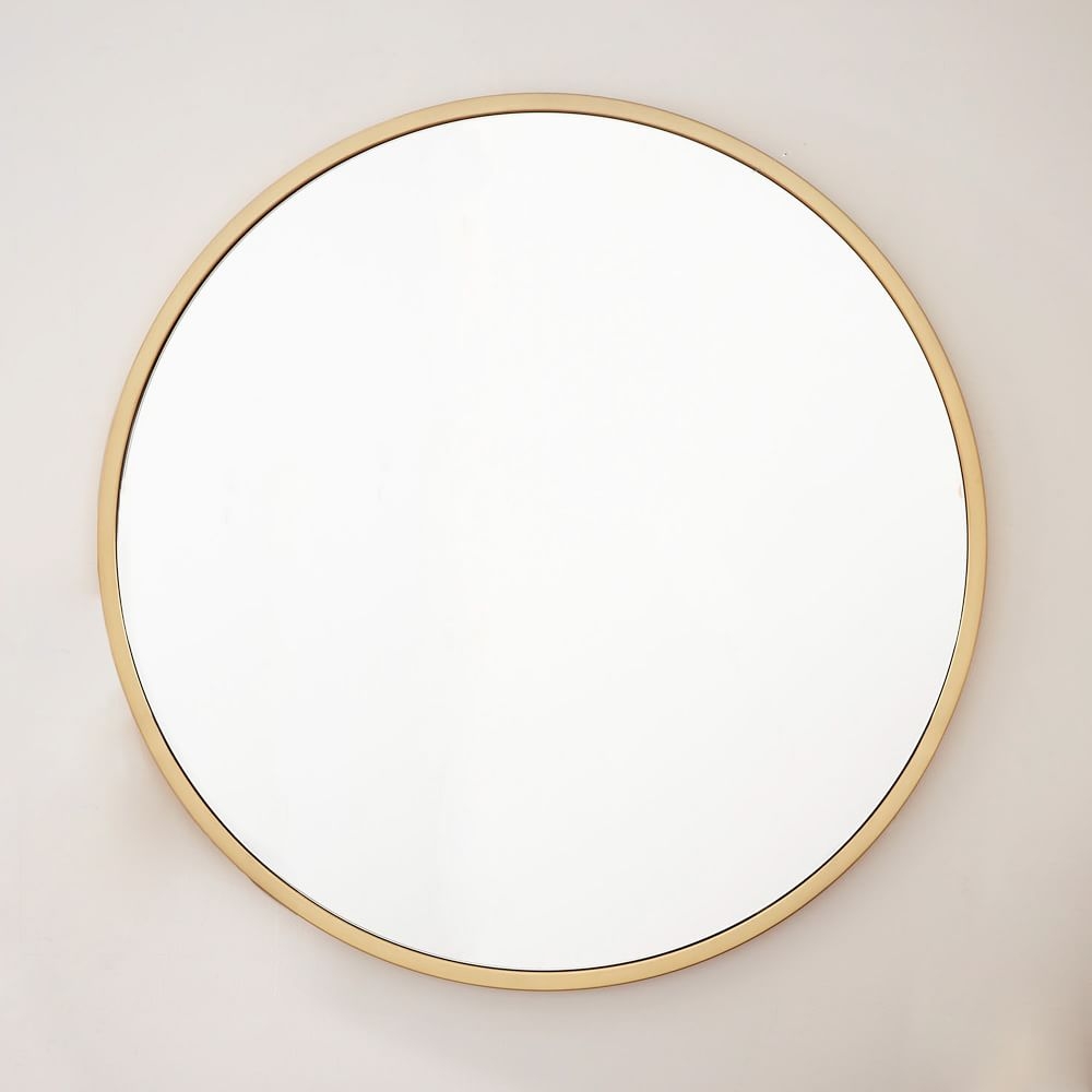 Metal round mirror deals