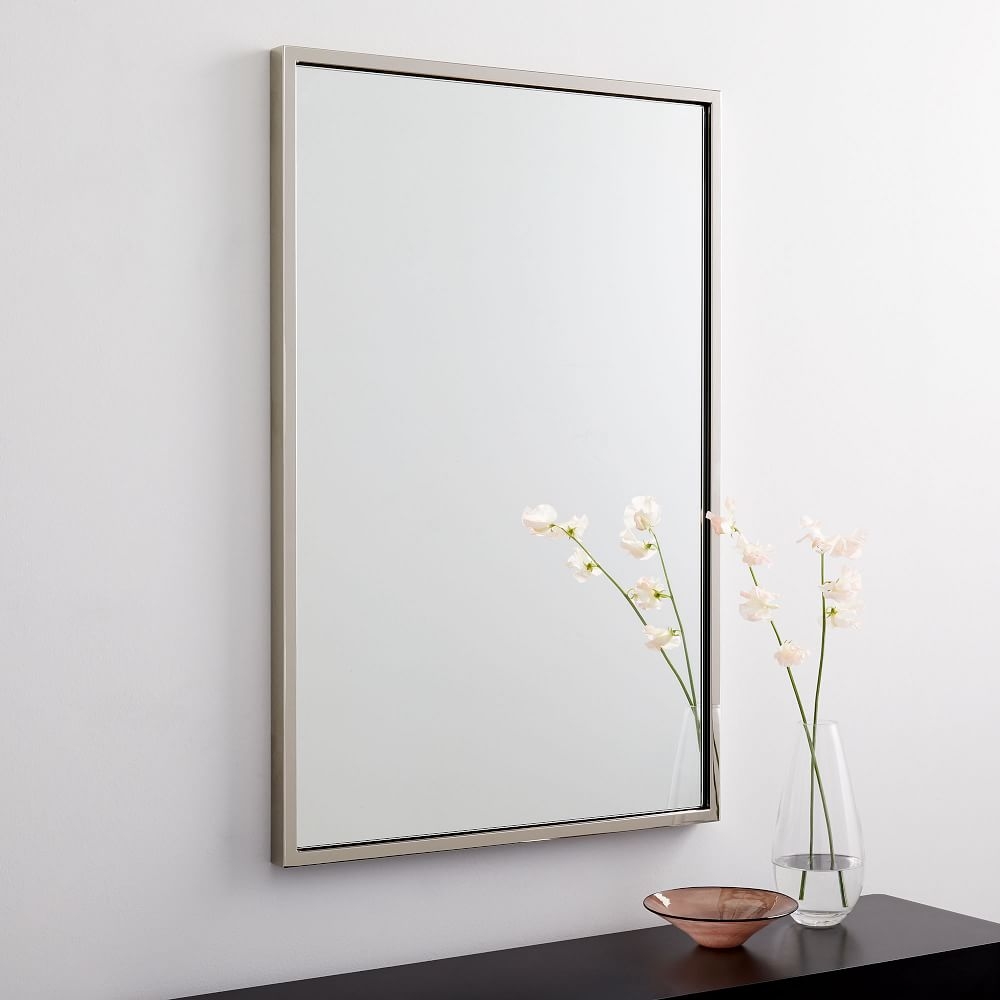 Mirror framed store pictures