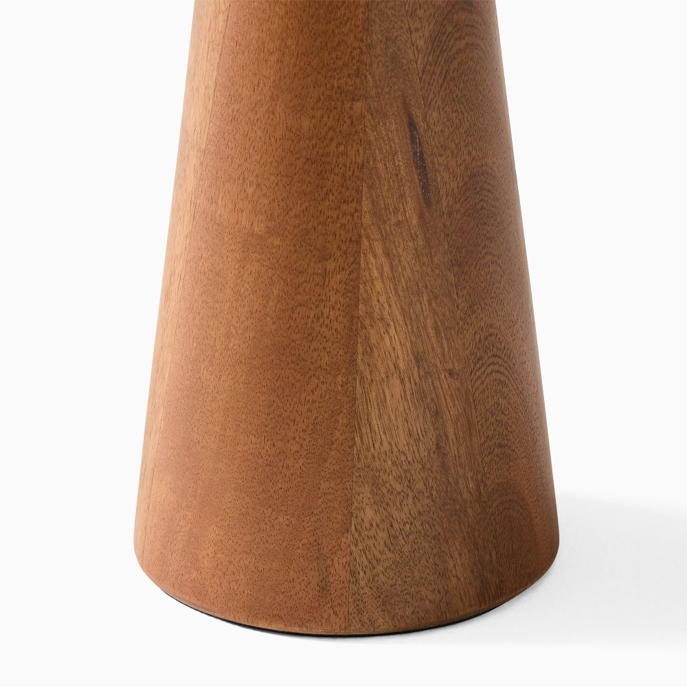 Wooden outlet drink table