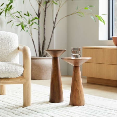 Narrow shop accent table