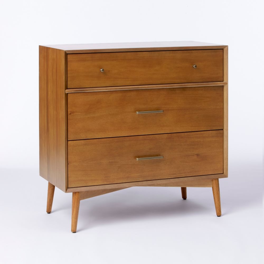 Mid century modern outlet 3 drawer dresser