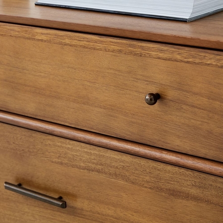 Buy online Mid Century 3 Drawer Dresser Acorn now West Elm UAE UAE