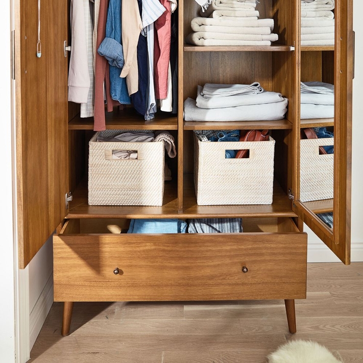 Mid century shop armoire wardrobe