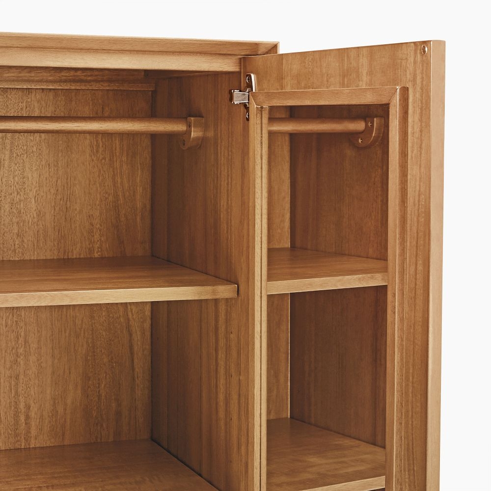 Mid century outlet modern armoire wardrobe