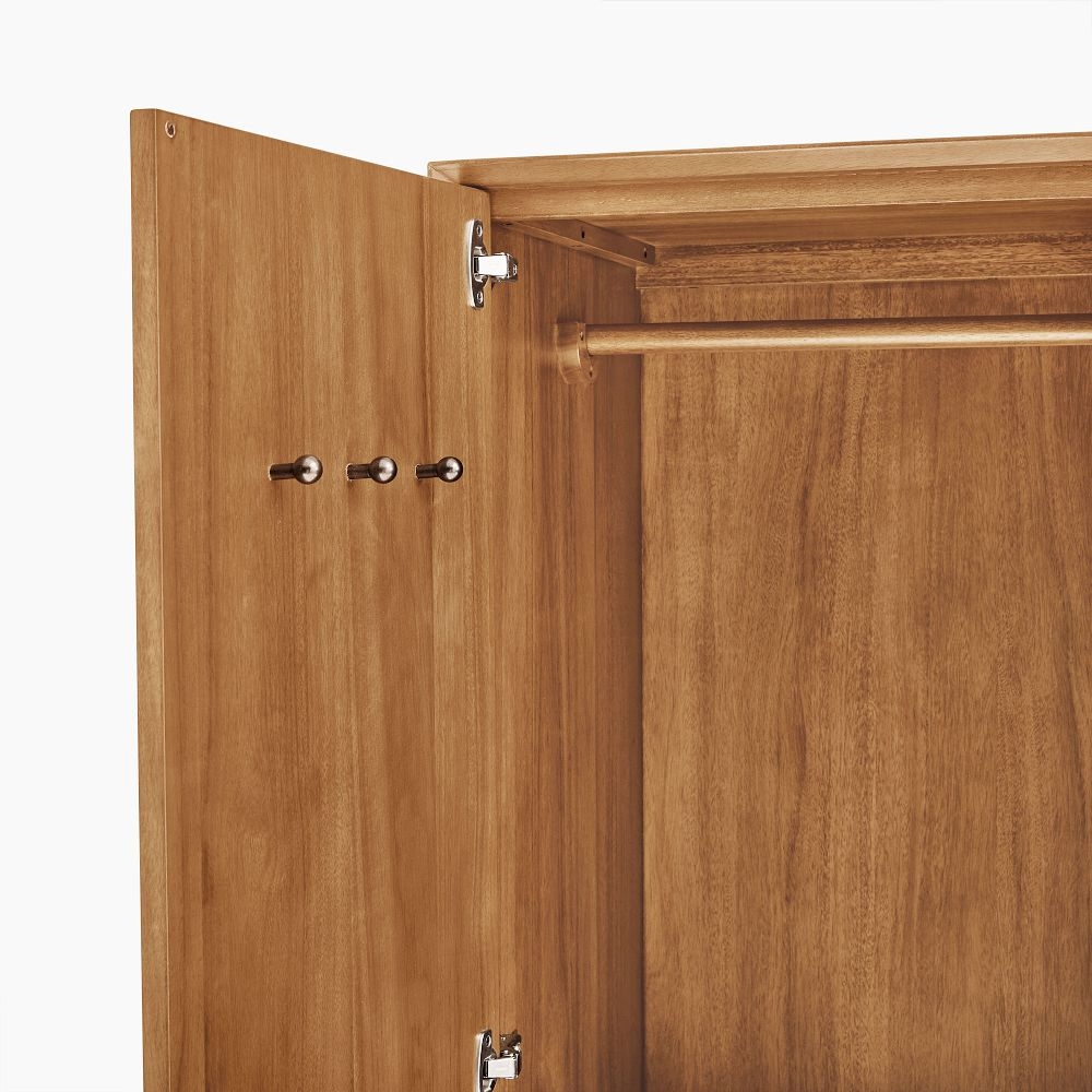Mid century modern armoire cheap wardrobe
