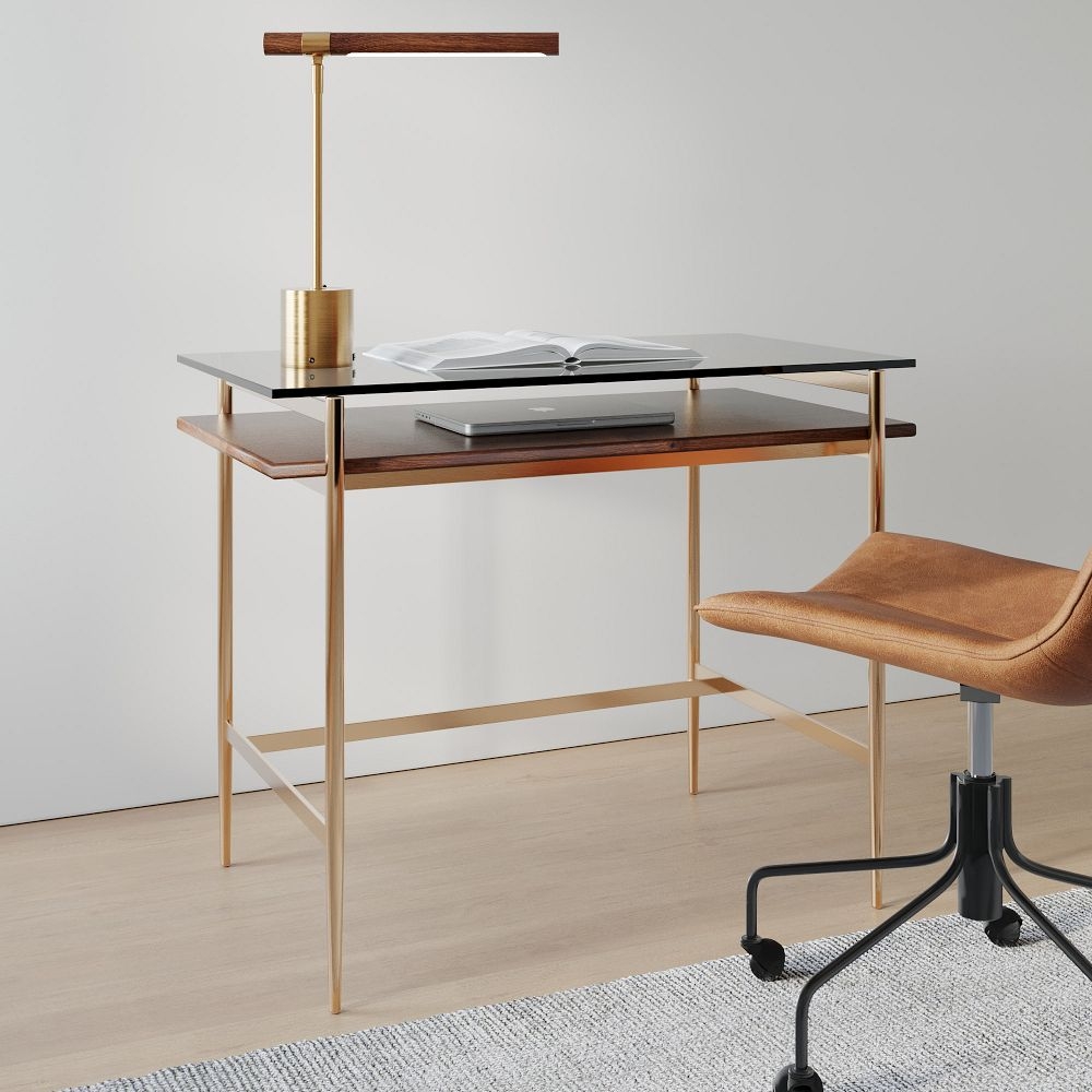 Buy online Mid Century Art Display Mini Desk now West Elm UAE UAE