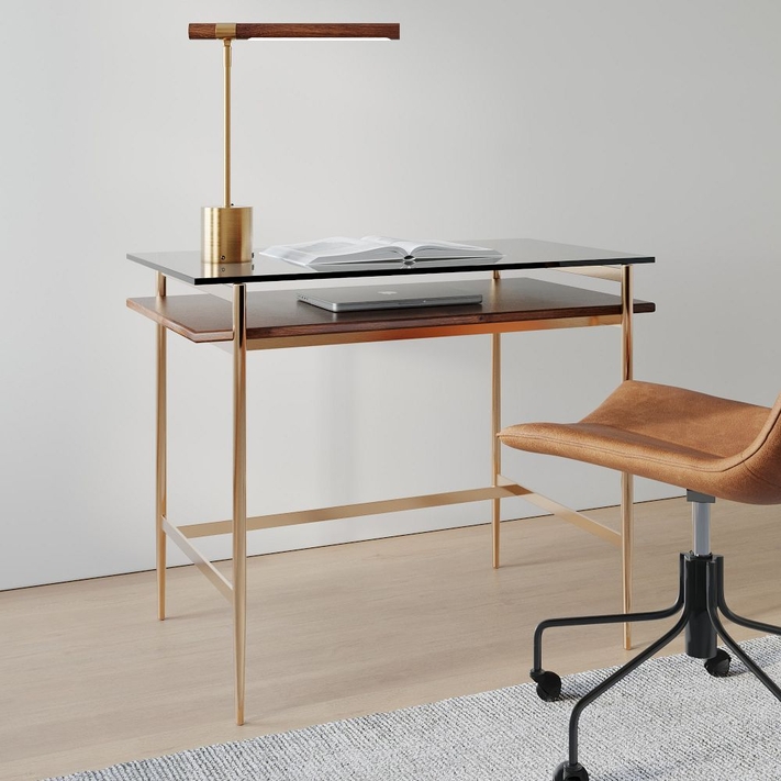 Mini desk west on sale elm