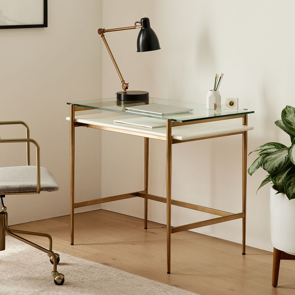 Buy online Mid Century Art Display Mini Desk now West Elm UAE UAE