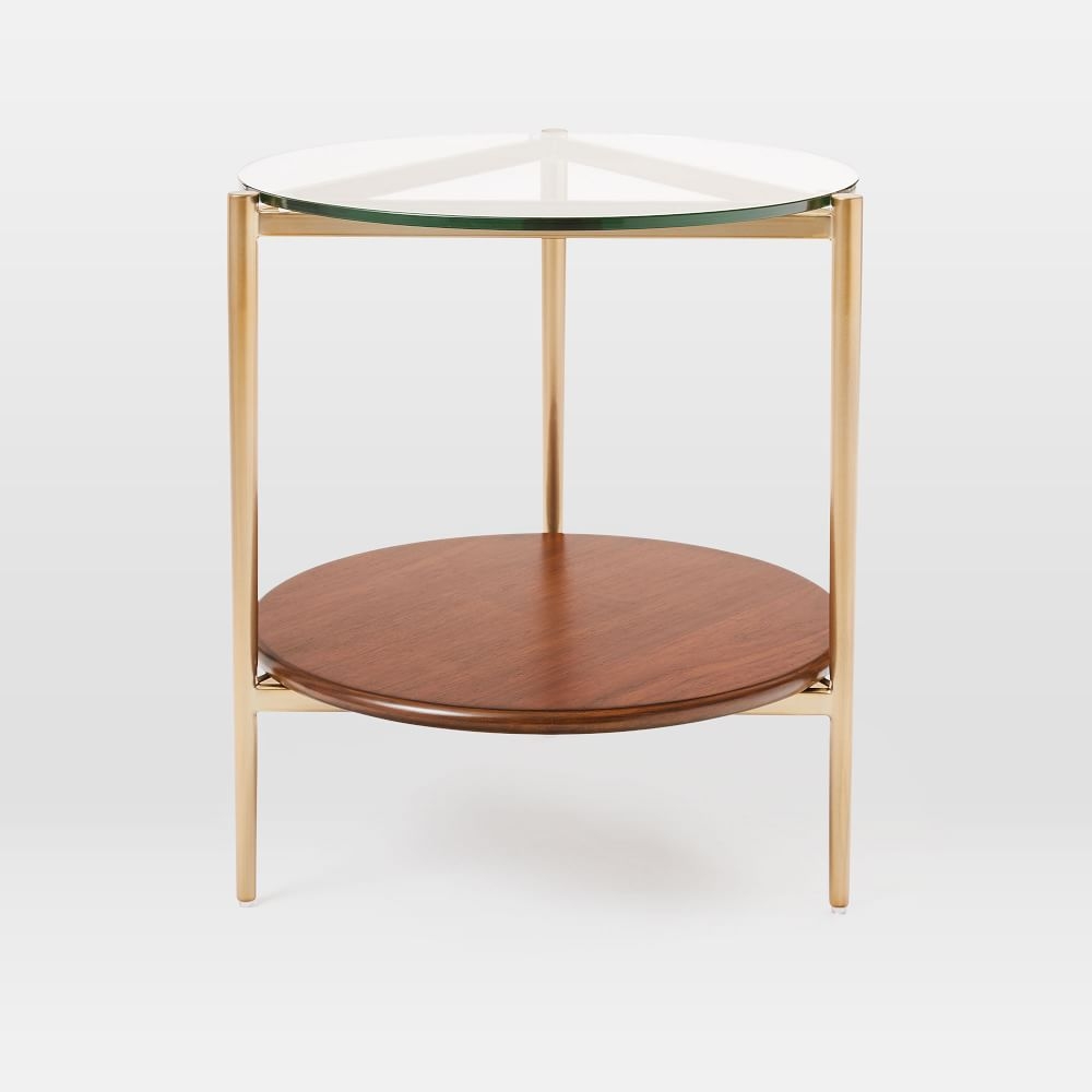 Auden ceramic top side table
