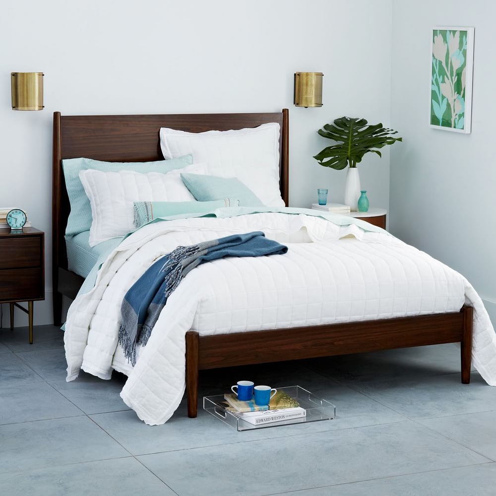 Buy online Mid Century Bed now West Elm UAE UAE