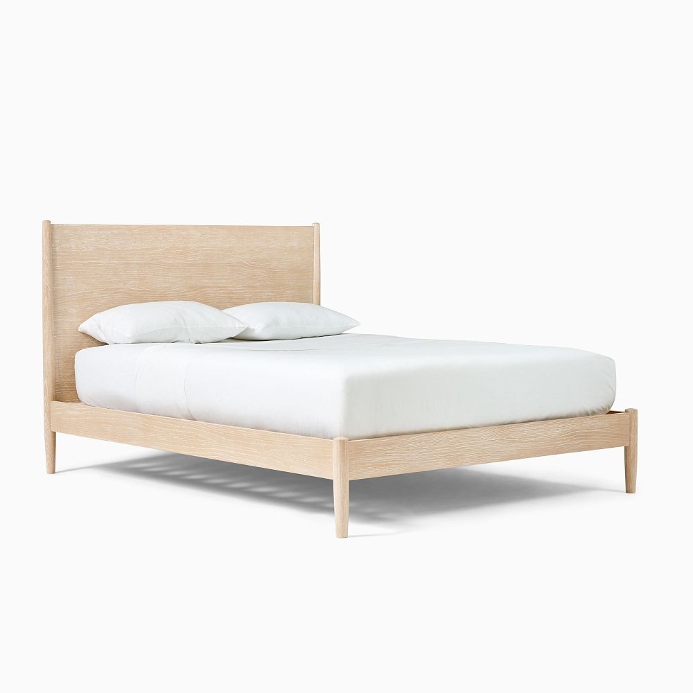 King size mid century bed frame sales