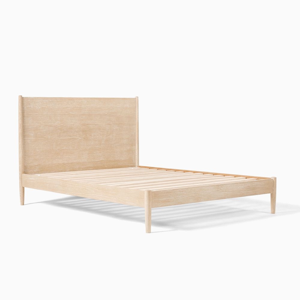 Mid century king bed frame sale