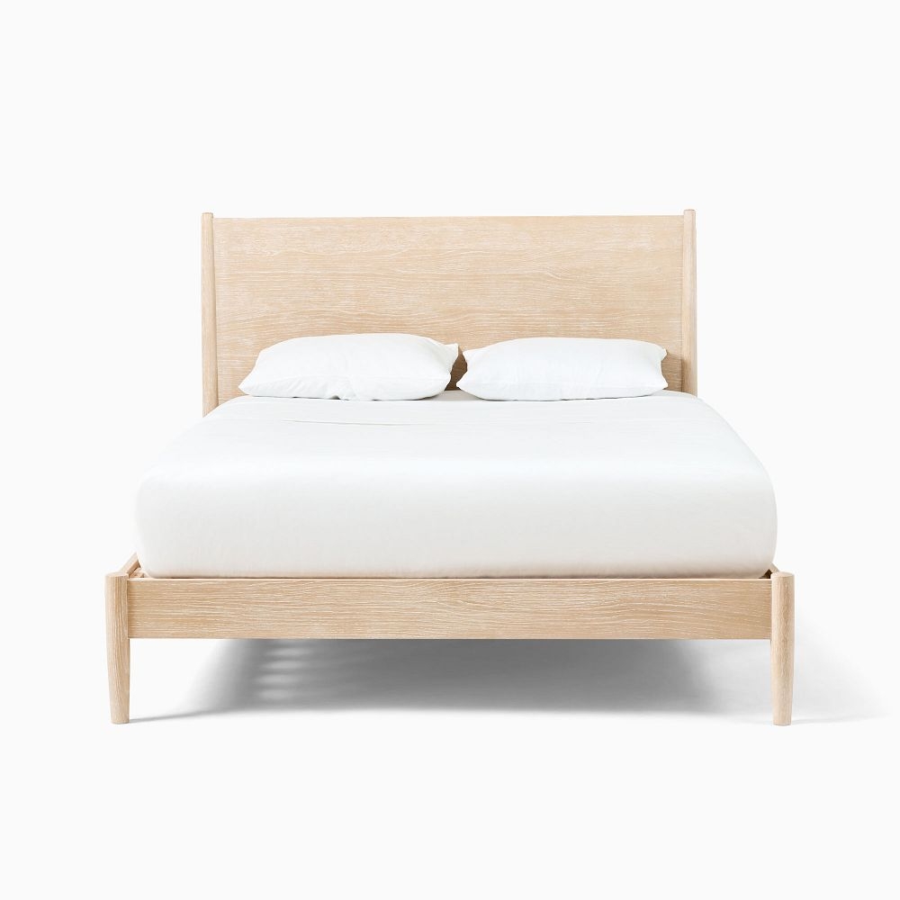 King size mid store century bed frame