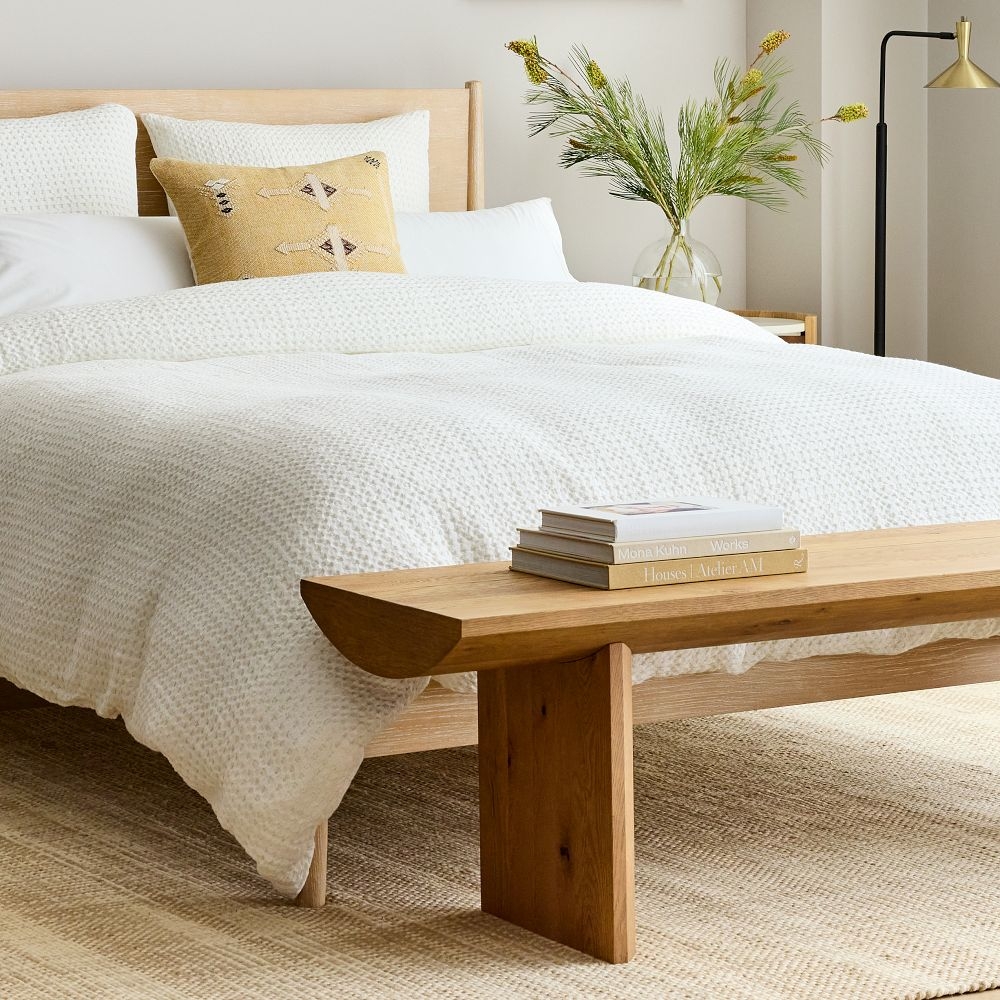 West elm king bed hot sale