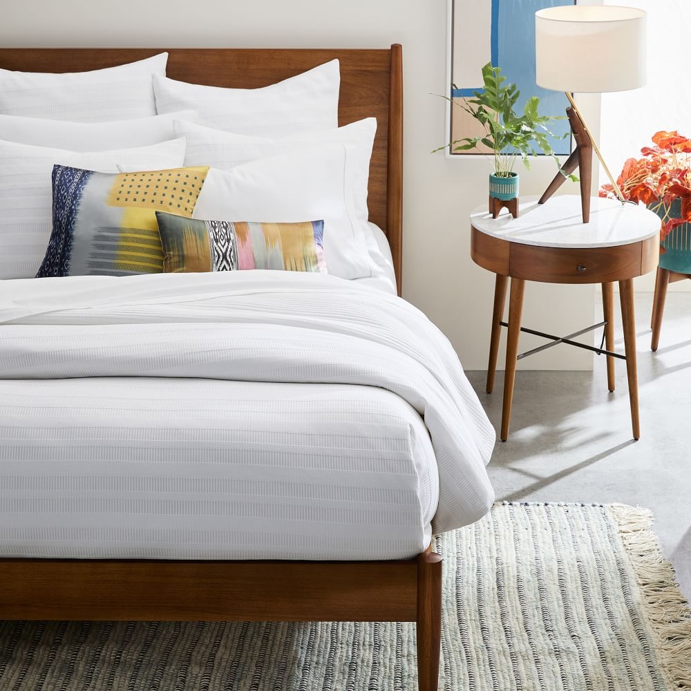 Mid century bed west elm best sale
