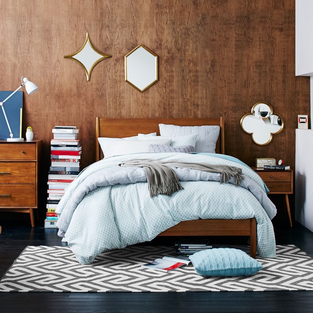 West elm mid century bedroom shop set