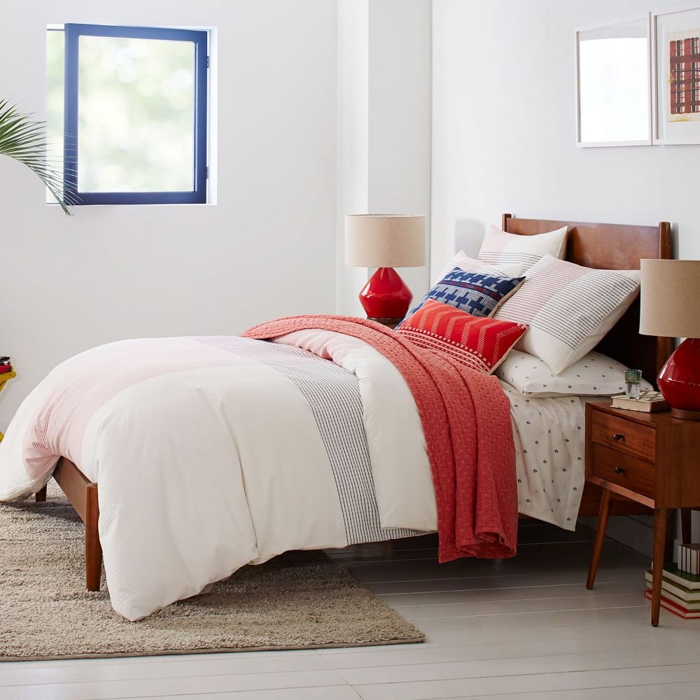 Buy online Mid Century Bed Acorn now West Elm UAE UAE