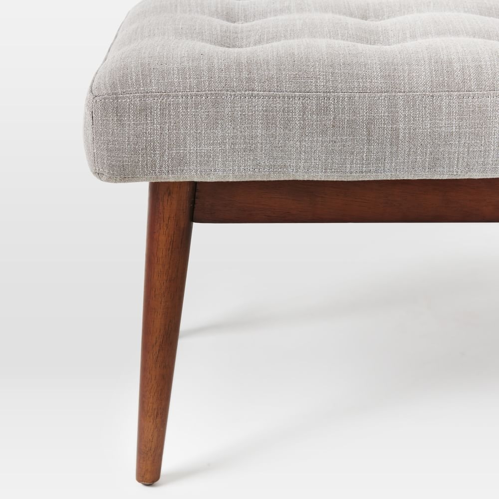 Mid century modern upholstered new arrivals bench