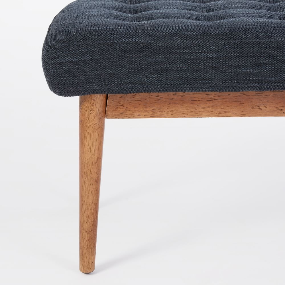 Mid century shop upholstered bench