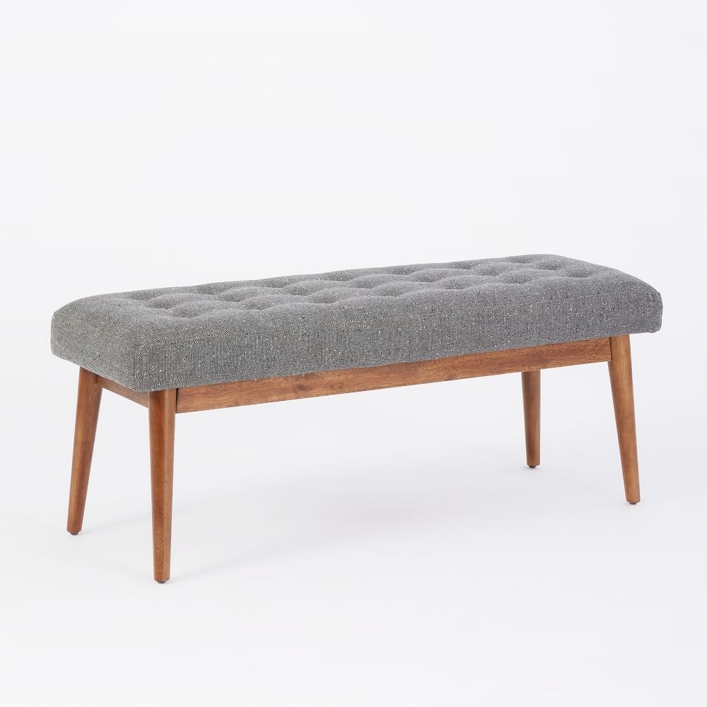 Mid century 2025 modern upholstered bench