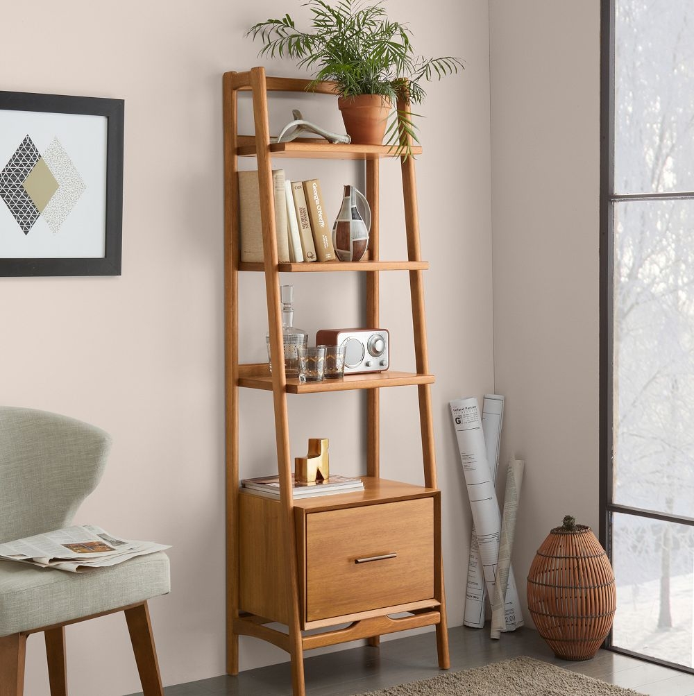 Mid century store shelves