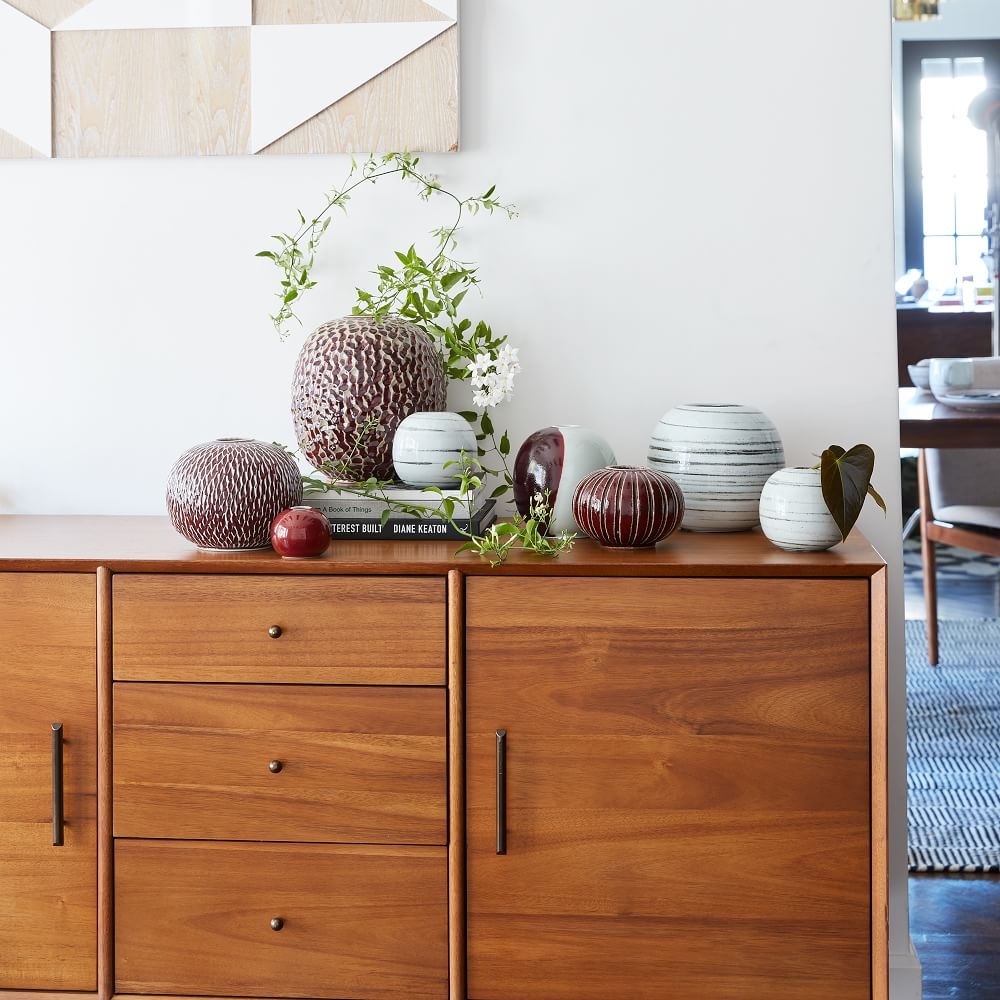Mid century sale buffet table