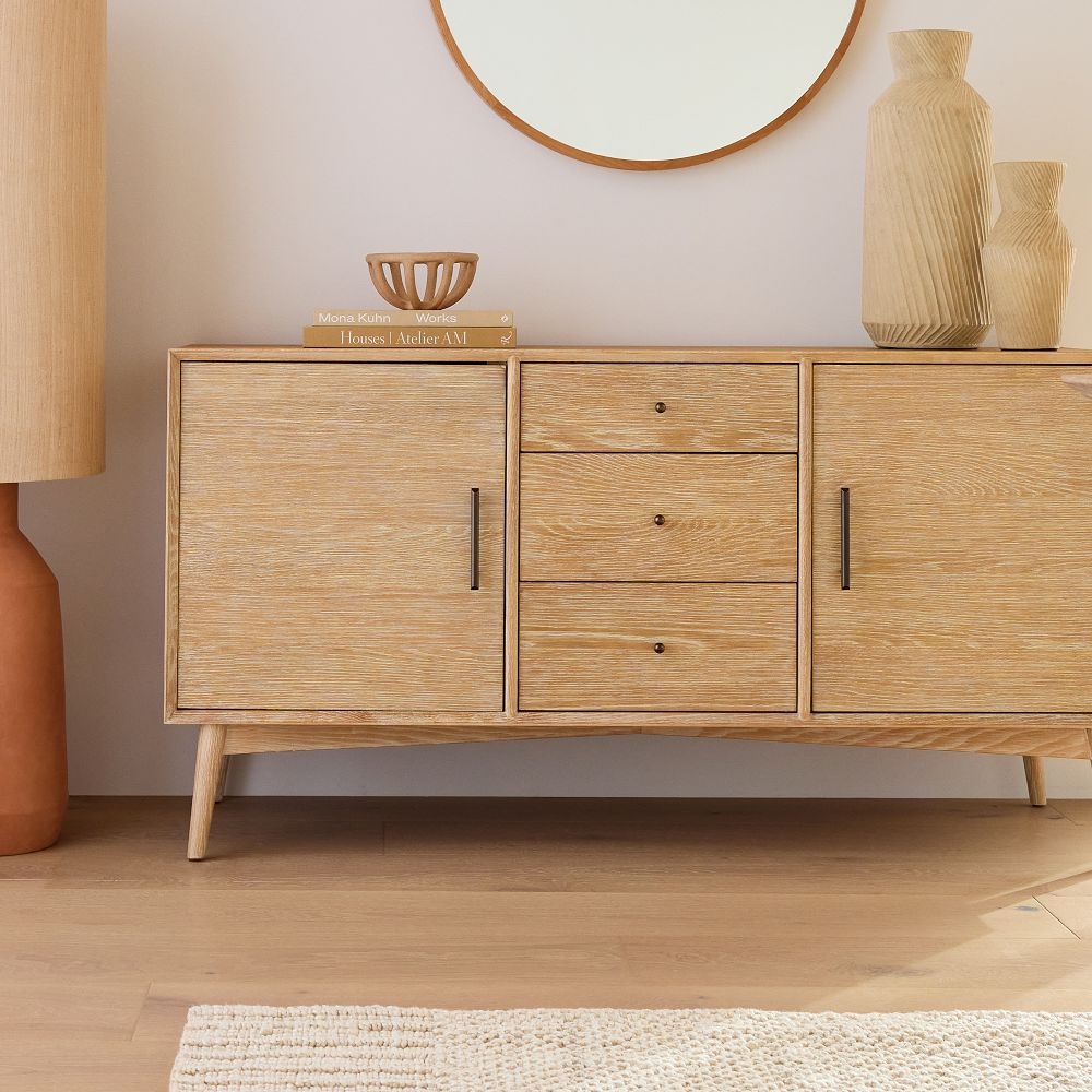 Mid century sale buffet table