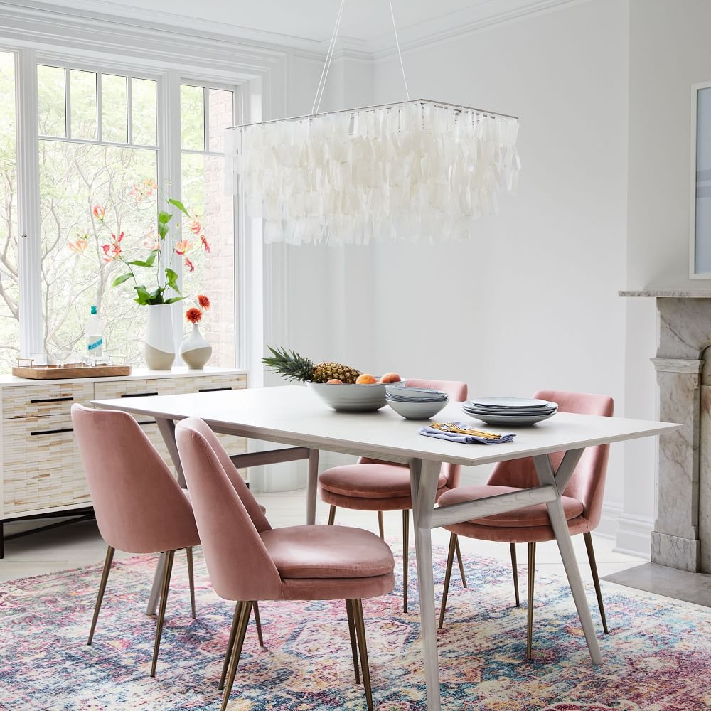 Mid century new arrivals expandable dining table