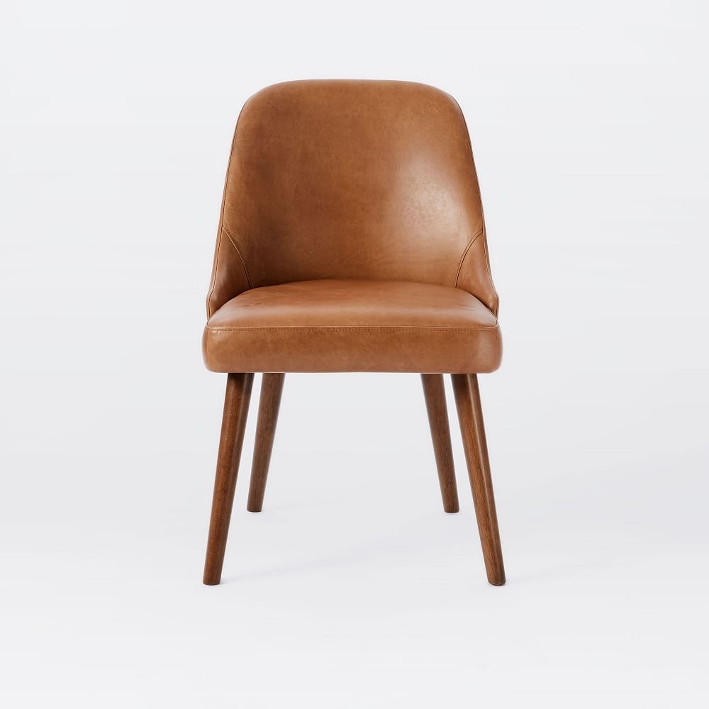 Mid century modern leather hot sale armchair