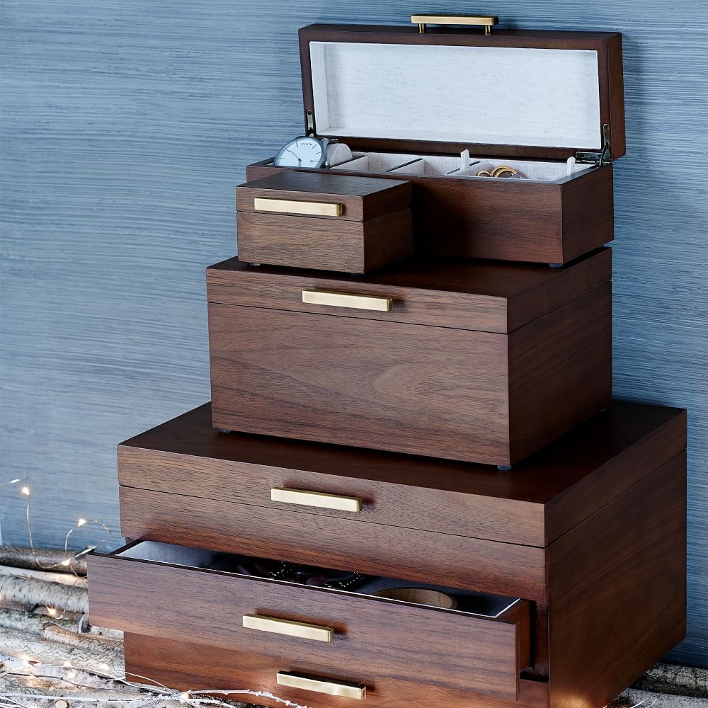 Jewelry chest deals of drawers