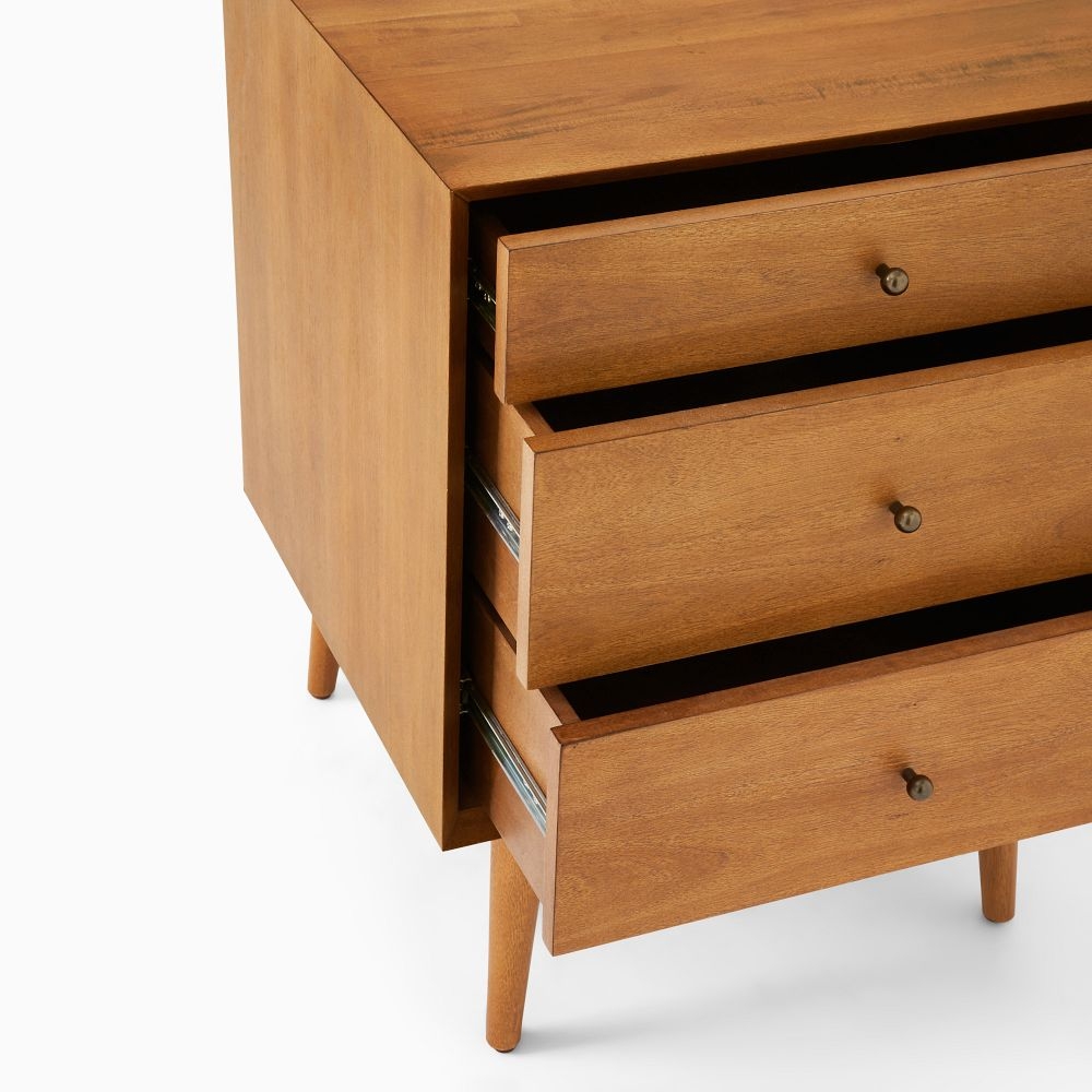 3 drawer shop accent table