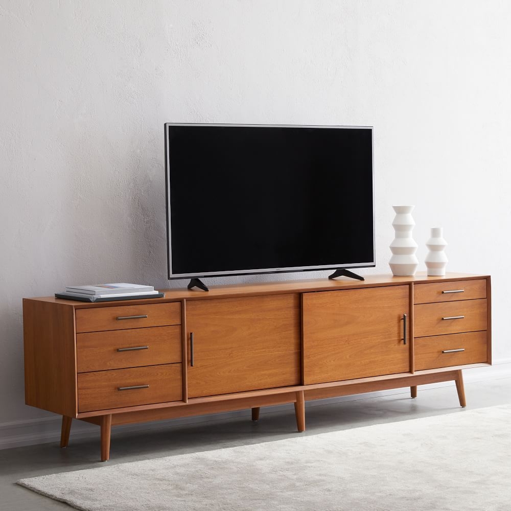 West elm sales media console acorn