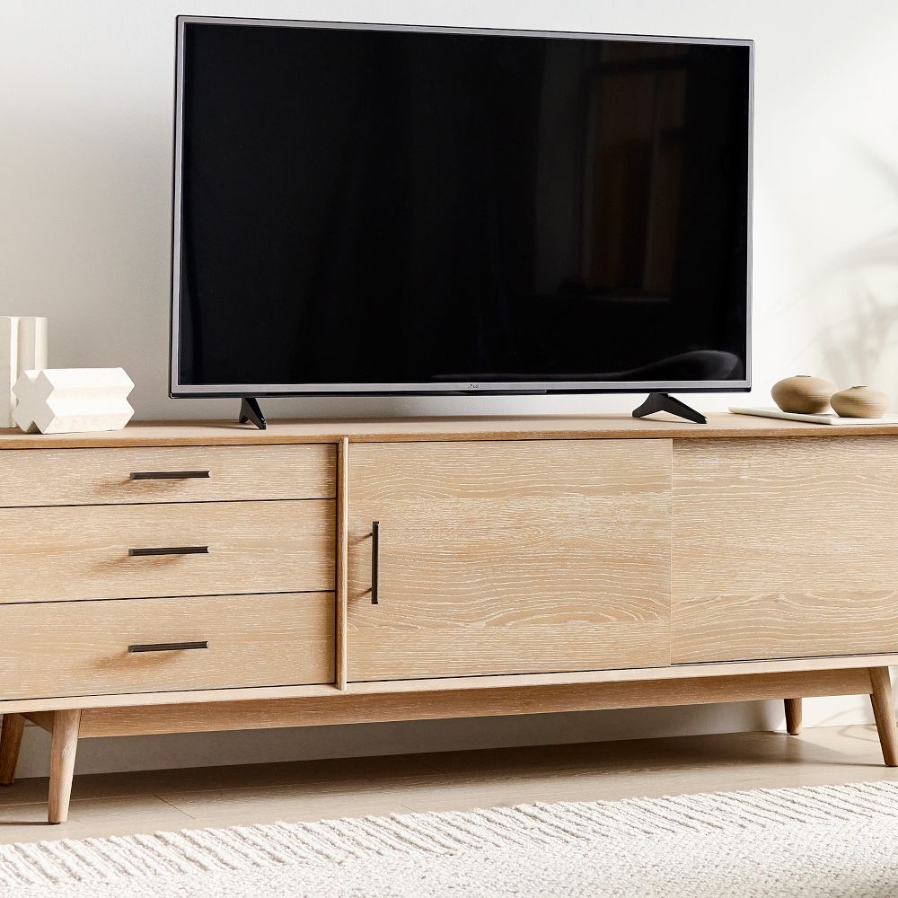 Mid century wood tv stand new arrivals