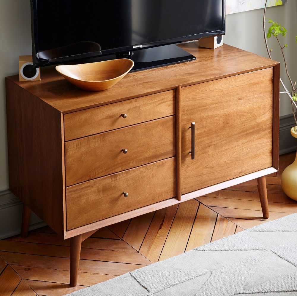 Mid century media console deals